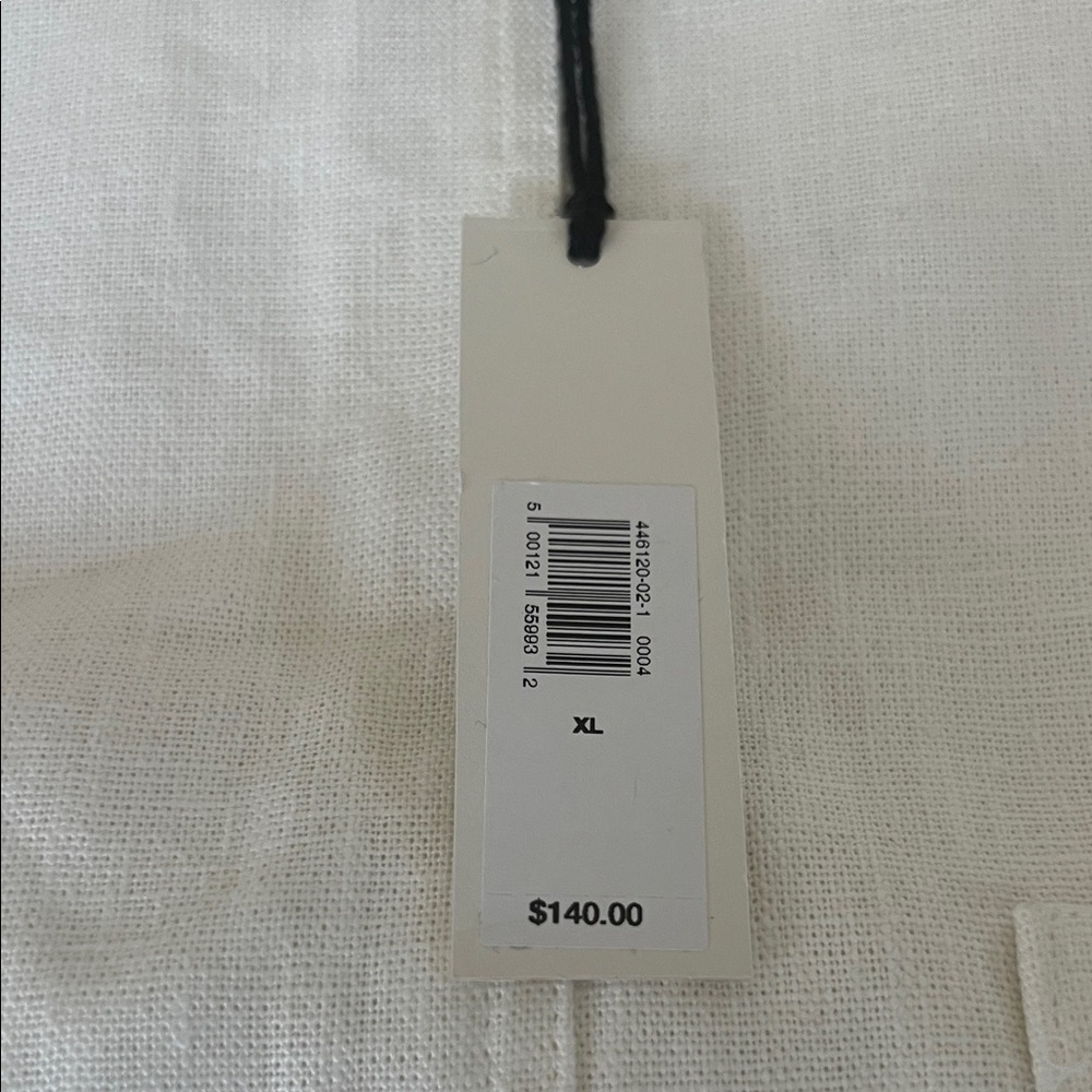 Banana Republic Factory White Linen Top